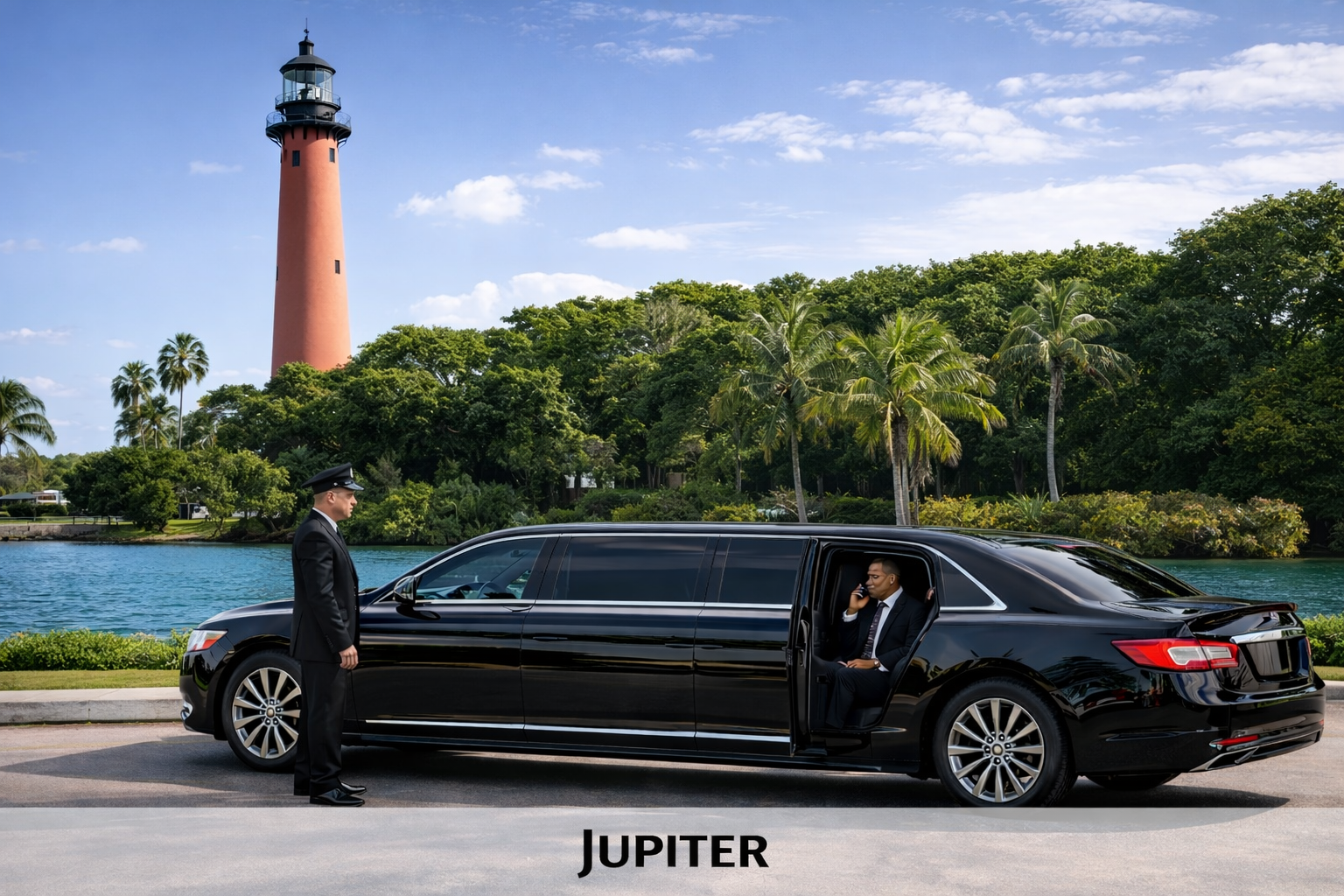 Jupiter Florida Light House image taken by West Palm Beach Car & Limo by Jupiter Limousine